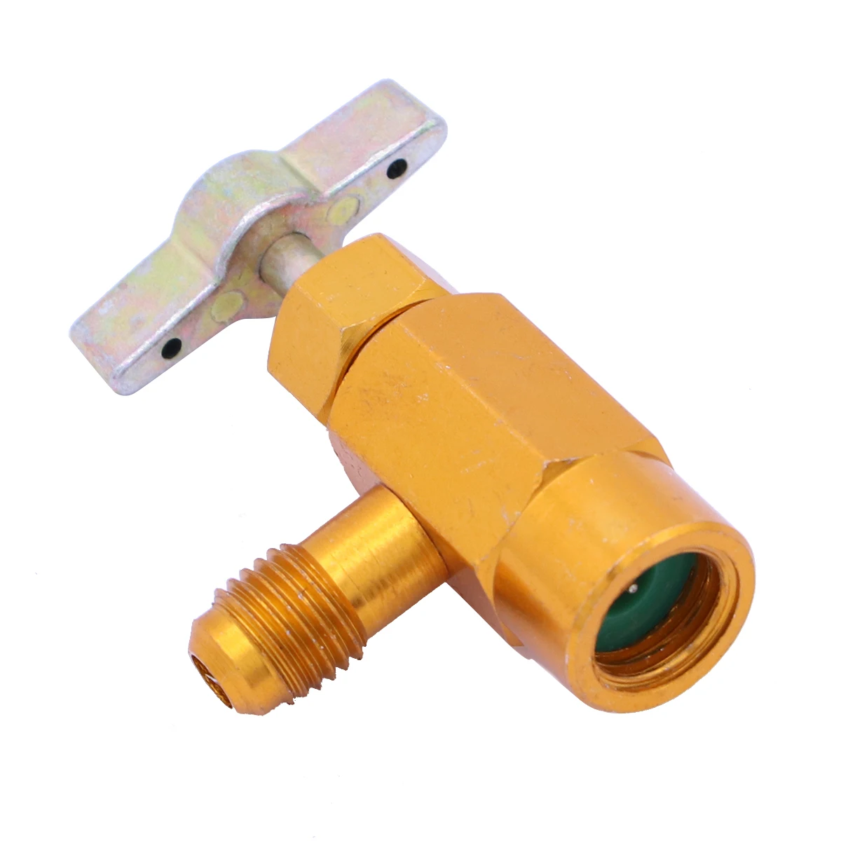 Refrigerant Can Tap Opener Tool Heavy Duty R134a Adapter Thread Easy Install Anti Aging Durability Brass Material
Refrigerant Can Tap Opener Tool Heavy Duty R134a Adapter Thread Easy Install Anti Aging Durability Brass Material
