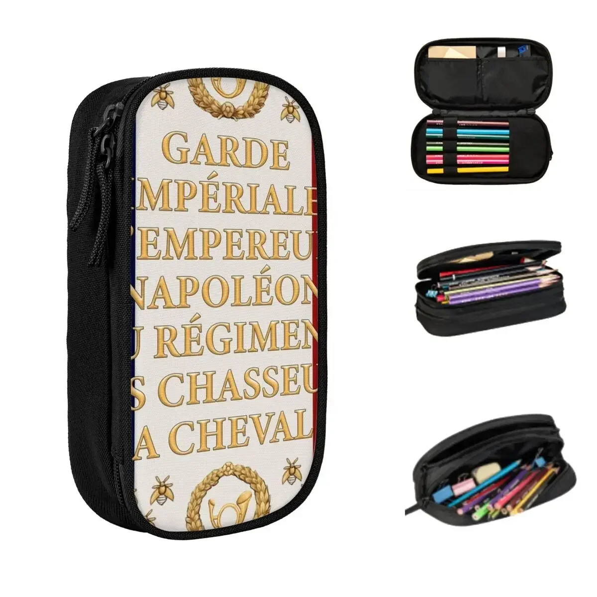 Napoleonic French Flag Of The Chasseurs A Cheval De La Garde Pencil Cases Big Capacity Pen Bags Pen Box Pencil Pouch Boys Girls
Napoleonic French Flag Of The Chasseurs A Cheval De La Garde Pencil Cases Big Capacity Pen Bags Pen Box Pencil Pouch Boys Girls