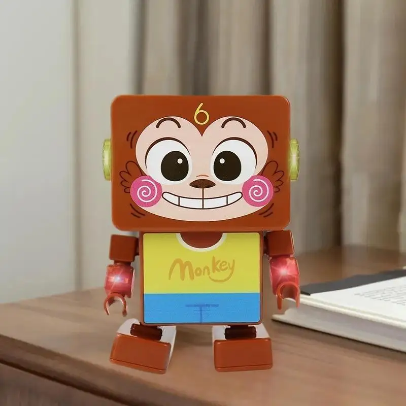 Unique Shape 2 Gear Switches Kid's Toy for 3+ Dancing Bear Monkey Tiger: 1Pcs with Illuminating and Dancing Robot Mode
Unique Shape 2 Gear Switches Kid's Toy for 3+ Dancing Bear Monkey Tiger: 1Pcs with Illuminating and Dancing Robot Mode
