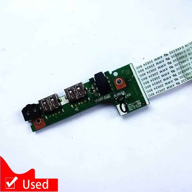 Используется для Acer Aspire A515-51 A515-51G LS-E891P, плата аудио USB IO для ноутбука с кабелем C5V01
Используется для Acer Aspire A515-51 A515-51G LS-E891P, плата аудио USB IO для ноутбука с кабелем C5V01