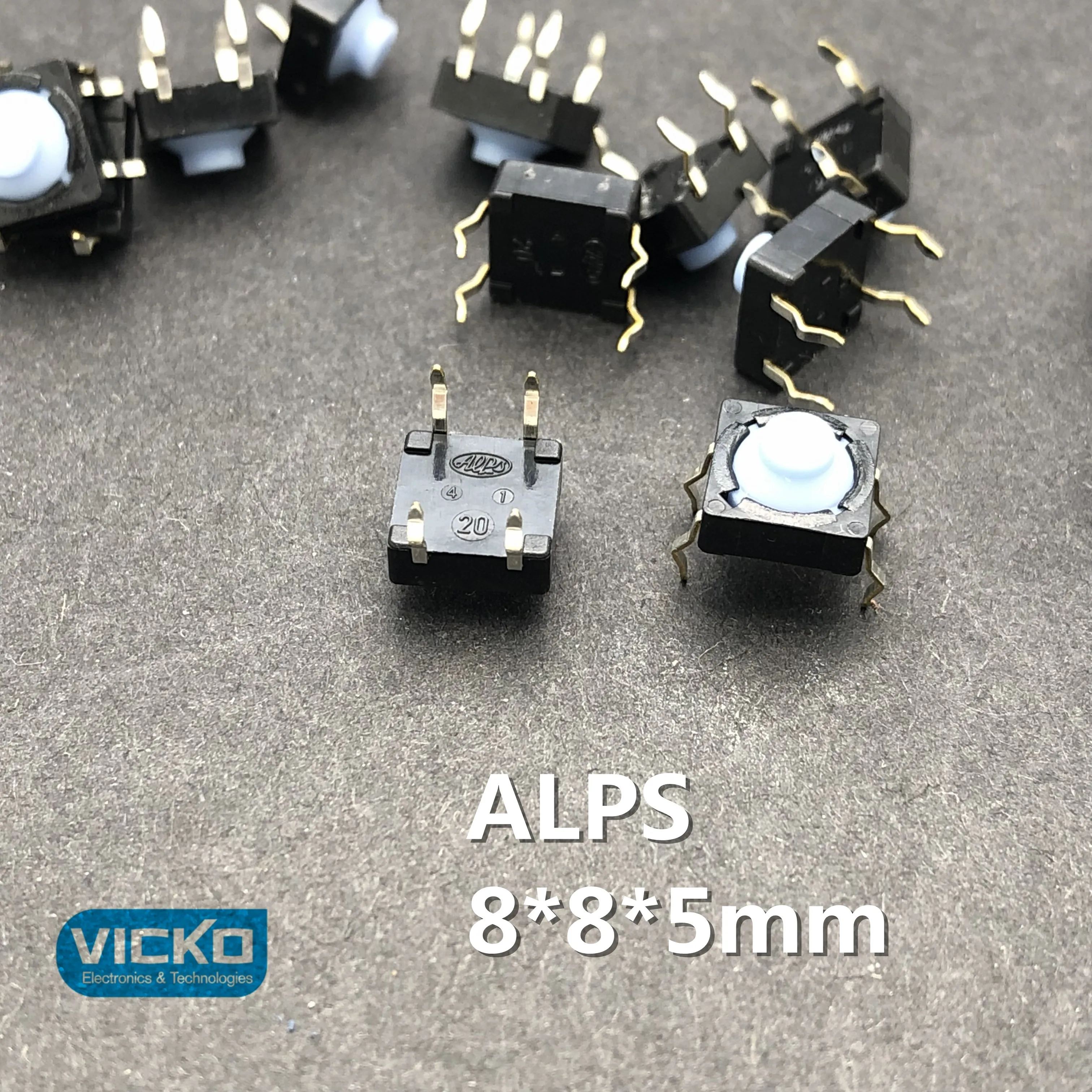 Япония DIP ALPS 8*8*5 мм 8*8*5 проводящий силиконовый тактовый переключатель Micro Move бесшумный переключатель
Япония DIP ALPS 8*8*5 мм 8*8*5 проводящий силиконовый тактовый переключатель Micro Move бесшумный переключатель