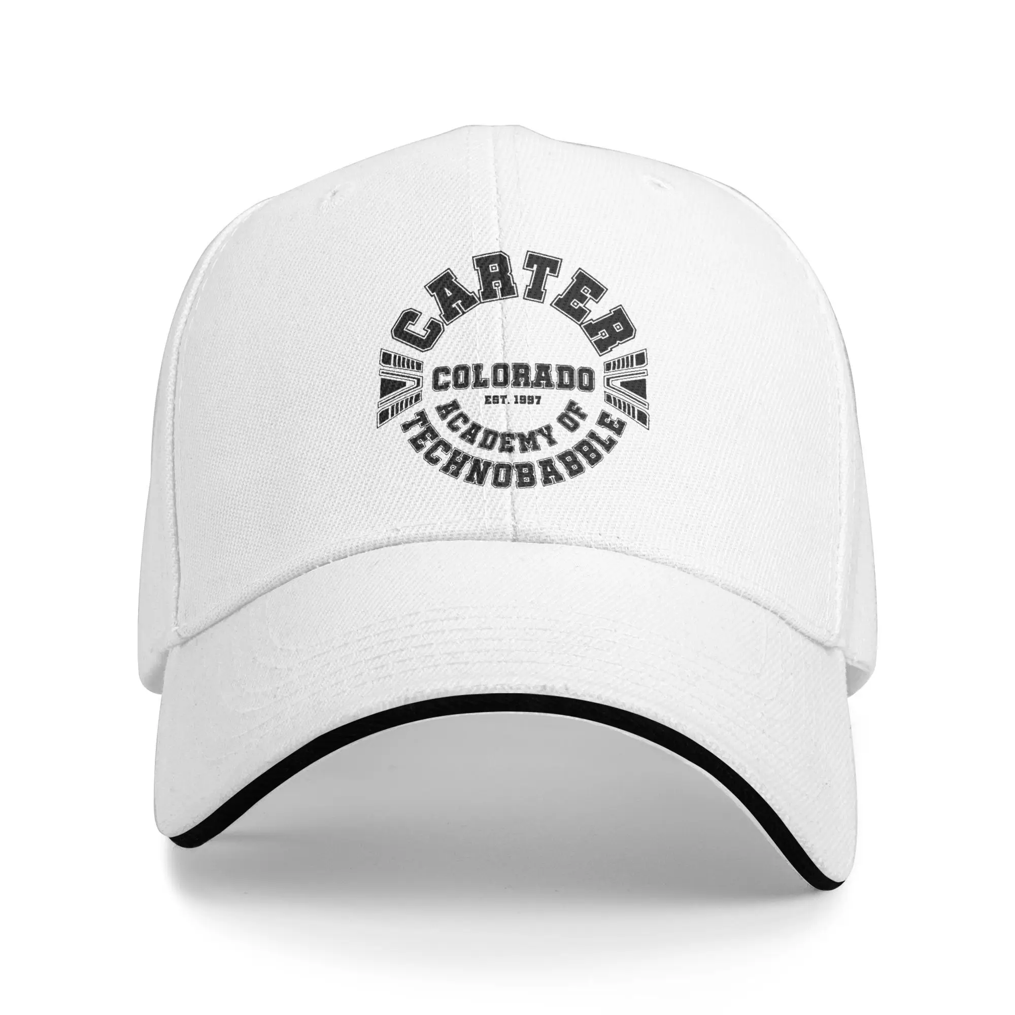Stargate SG1 CARTER ACADEMY OF TECHNOBABBLE Sandwich Hat Men Women Cap Golf Hats Adjustable Snapback Caps Baseball Cap Summer
Stargate SG1 CARTER ACADEMY OF TECHNOBABBLE Sandwich Hat Men Women Cap Golf Hats Adjustable Snapback Caps Baseball Cap Summer