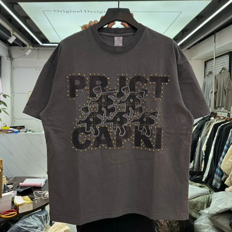 Embroidery Rhinestone Sports Player Graphic Short Sleeve T Shirt Men Women Vintgae Washed Loose American European T-shirt Tops
Embroidery Rhinestone Sports Player Graphic Short Sleeve T Shirt Men Women Vintgae Washed Loose American European T-shirt Tops