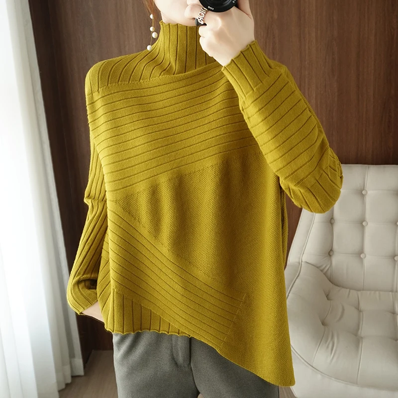 Autumn Winter Women Sweater Turtleneck Cashmere Sweater Women Knitted Pullover Fashion Keep Warm Loose Tops 2023
Autumn Winter Women Sweater Turtleneck Cashmere Sweater Women Knitted Pullover Fashion Keep Warm Loose Tops 2023