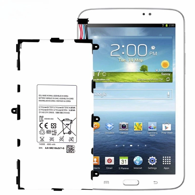 T4000E for Samsung Tab3 7.0 T211/T210/P3200/LT02/T2105 Tablet Battery High Quality High Capacity Replacement Bateria with Tools
T4000E for Samsung Tab3 7.0 T211/T210/P3200/LT02/T2105 Tablet Battery High Quality High Capacity Replacement Bateria with Tools