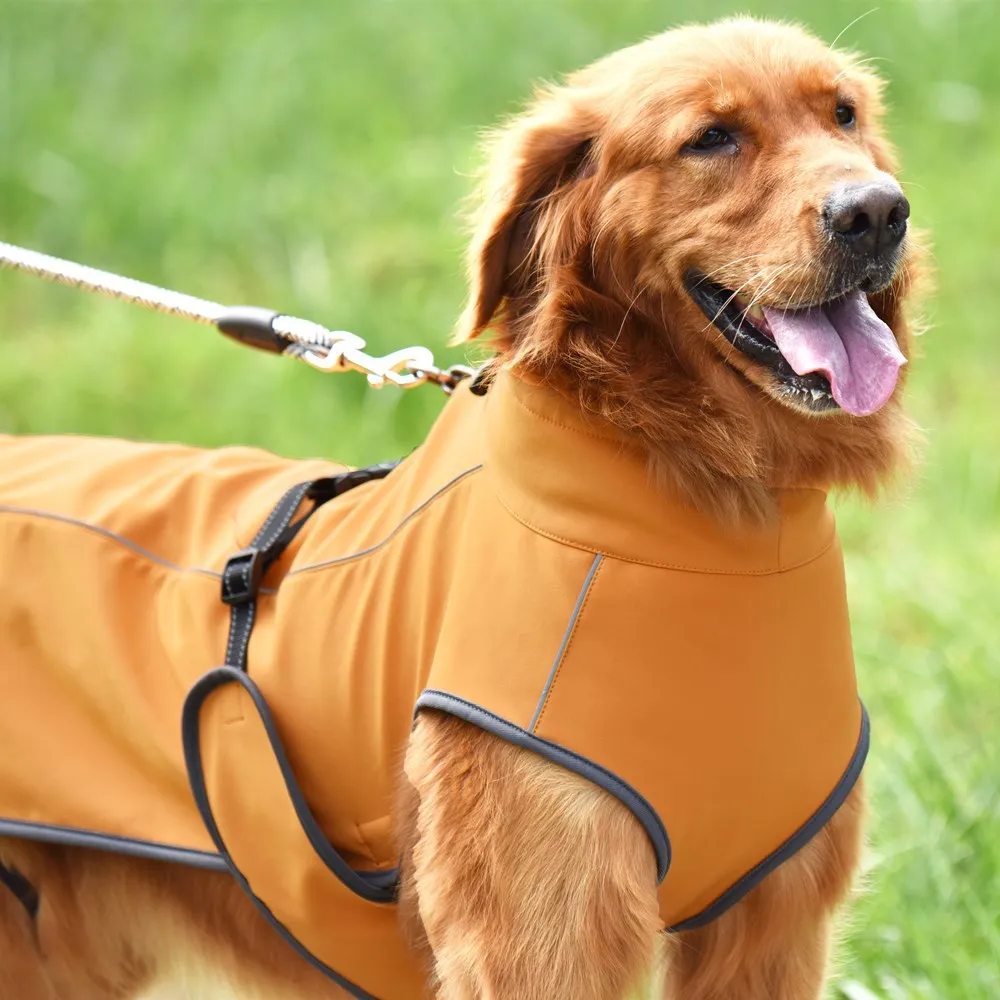 Dog Raincoat Waterproof Dog Rain Jacket with Hood, Rain Coat with Leash Hole Reflective Strap for Small Medium Dogs
Dog Raincoat Waterproof Dog Rain Jacket with Hood, Rain Coat with Leash Hole Reflective Strap for Small Medium Dogs