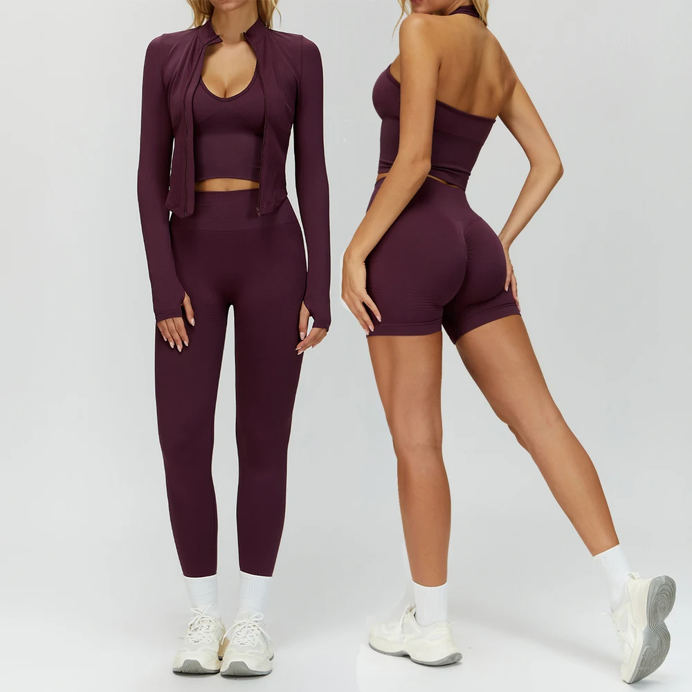 2/3PCS Yoga Suit Seamless Sports Set Gym Set Women Tracksuit Running Workout Clothes Fitness Long Sleeve Sport Bra Yoga Clothing
2/3PCS Yoga Suit Seamless Sports Set Gym Set Women Tracksuit Running Workout Clothes Fitness Long Sleeve Sport Bra Yoga Clothing