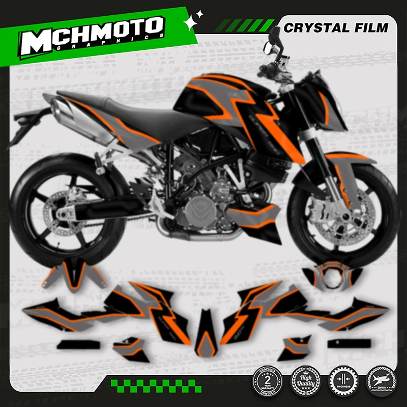 MCHMFG Full Set Graphics Background Decals Stickers Kit for KTM DUKE 2007-2013 990 2005-2016 990R
MCHMFG Full Set Graphics Background Decals Stickers Kit for KTM DUKE 2007-2013 990 2005-2016 990R