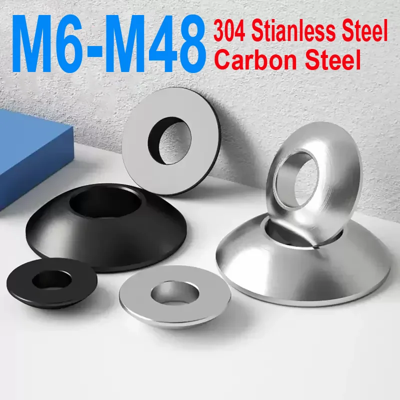 GB849 304 Stianless Steel GB850 Carbon Steel Spherical Conical Washer M6~M48 Countersunk Washers Concave Convex Cone Gasket
GB849 304 Stianless Steel GB850 Carbon Steel Spherical Conical Washer M6~M48 Countersunk Washers Concave Convex Cone Gasket