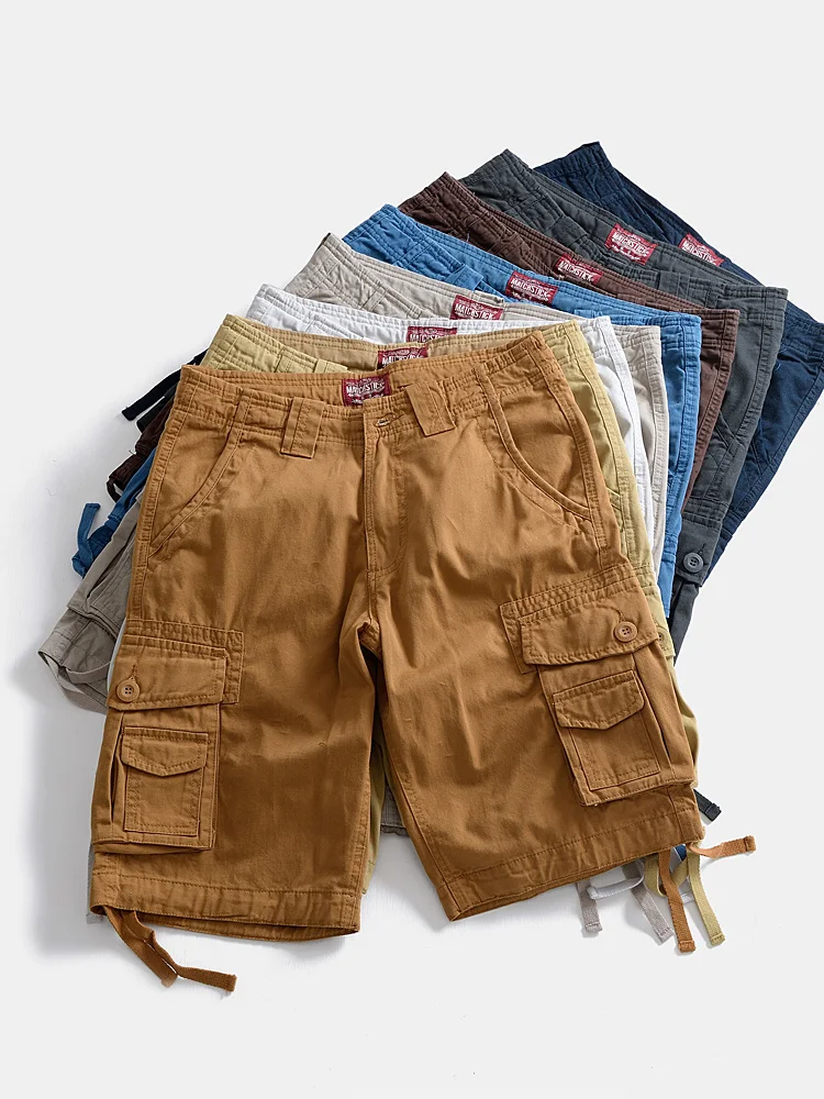 Outdoor Workwear orts Men's Loose Fit Five-ket Straight Leg Cargo Pants Casual American Sle Summer Cotton Trousers
Outdoor Workwear orts Men's Loose Fit Five-ket Straight Leg Cargo Pants Casual American Sle Summer Cotton Trousers