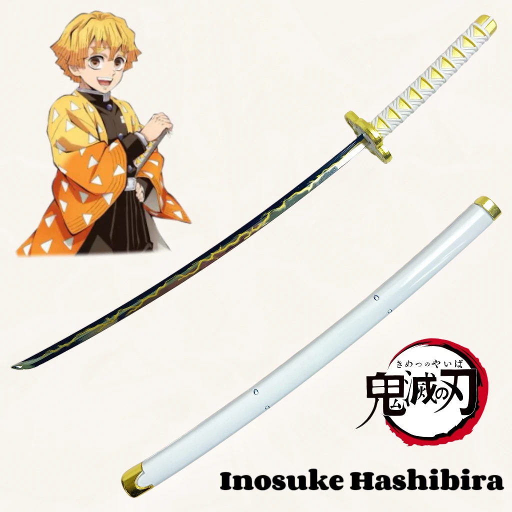 9,4 дюйма Demon Slayer Agatsuma Zenitsu металлический меч катаны ниндзя нож оригинальный самурай катана сабля аксессуары для косплея реквизит игрушка
9,4 дюйма Demon Slayer Agatsuma Zenitsu металлический меч катаны ниндзя нож оригинальный самурай катана сабля аксессуары для косплея реквизит игрушка