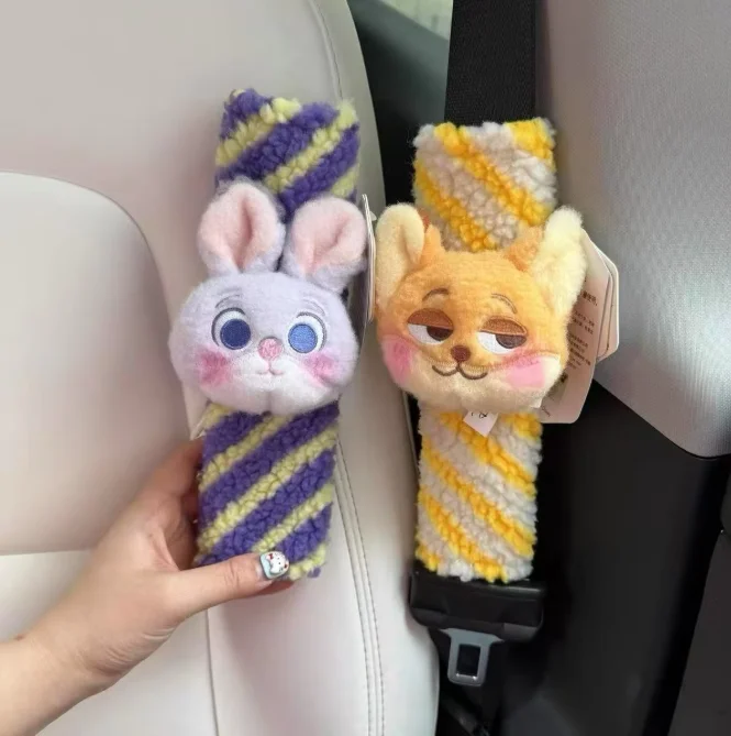 Disney Zootopia Nick Judy Car Safety Belt Shoulder Cover Car Interior Decoration Cute Plush Doll Pendant Car Accessories
Disney Zootopia Nick Judy Car Safety Belt Shoulder Cover Car Interior Decoration Cute Plush Doll Pendant Car Accessories