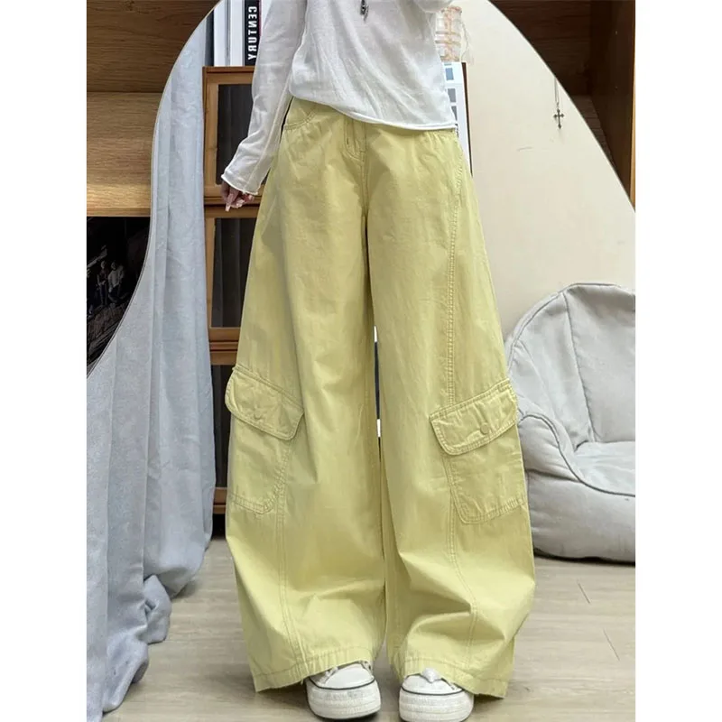 Autumn Women High Waist Cowboy Pantalons Retro Ladies Fashion Straight Leg Denim Trousers Female Washed Workwear Wide-leg Jeans
Autumn Women High Waist Cowboy Pantalons Retro Ladies Fashion Straight Leg Denim Trousers Female Washed Workwear Wide-leg Jeans