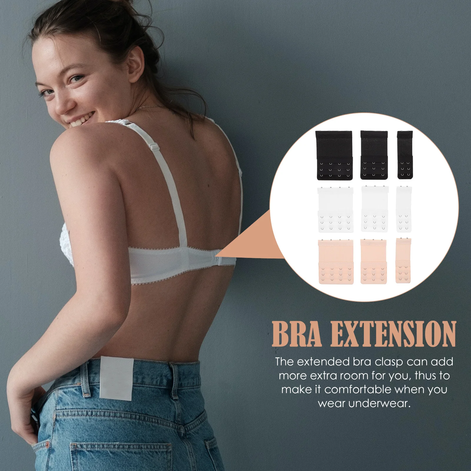 18Pcs Bra Extender Buckles for Women Elastic Underwear Extension Comfortable Adjustable Band Strap DIY Fit Support
18Pcs Bra Extender Buckles for Women Elastic Underwear Extension Comfortable Adjustable Band Strap DIY Fit Support