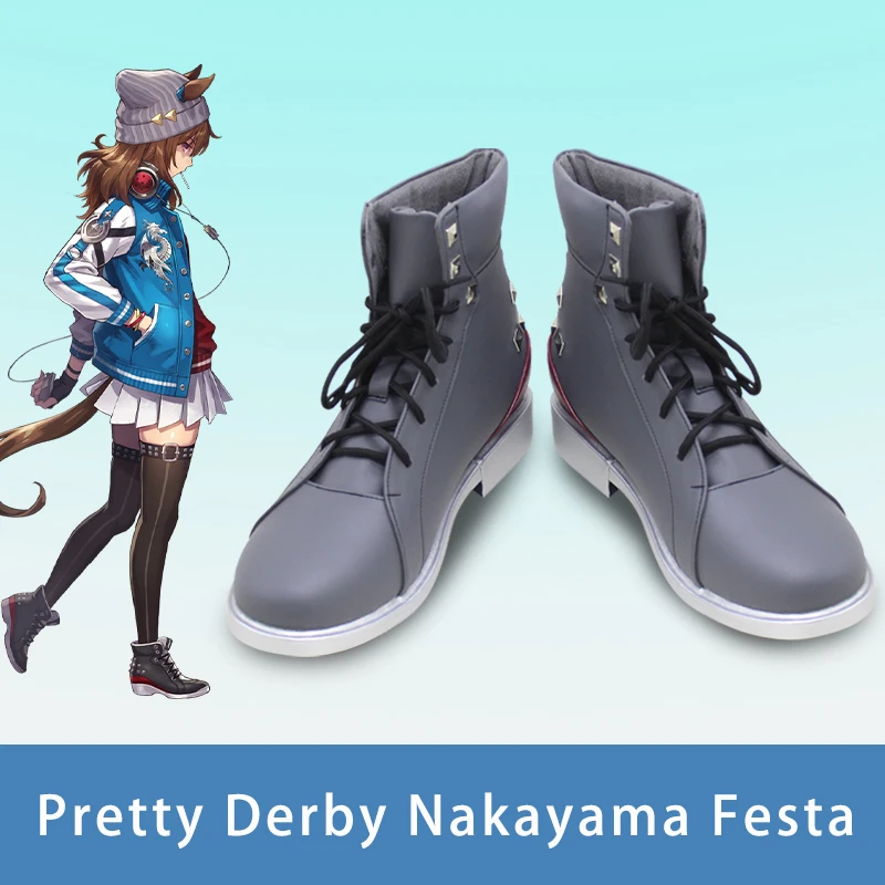 Игра Pretty Derby Nakayama Festa, обувь для косплея, ботинки Nakayama Fesuta для Хэллоуина, вечеринки для взрослых, женщин и мужчин
Игра Pretty Derby Nakayama Festa, обувь для косплея, ботинки Nakayama Fesuta для Хэллоуина, вечеринки для взрослых, женщин и мужчин