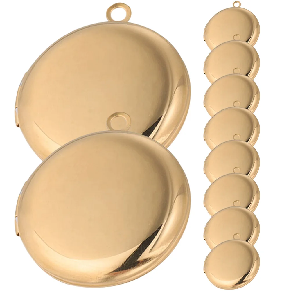 10 Pcs Photo Frame Locket Pendant Round Shape Stainless Steel Necklace Pendants Jewelry Gifts Charm Ornaments DIY Components
10 Pcs Photo Frame Locket Pendant Round Shape Stainless Steel Necklace Pendants Jewelry Gifts Charm Ornaments DIY Components