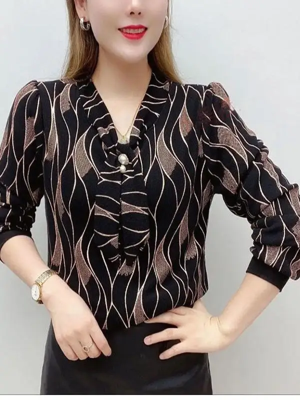 Autumn Winter Long Sleeve Shirt Mom Style Fashionable Collared T-Shirt Women's Base Layer Top Warm Belly Covering Bottom Shirt
Autumn Winter Long Sleeve Shirt Mom Style Fashionable Collared T-Shirt Women's Base Layer Top Warm Belly Covering Bottom Shirt