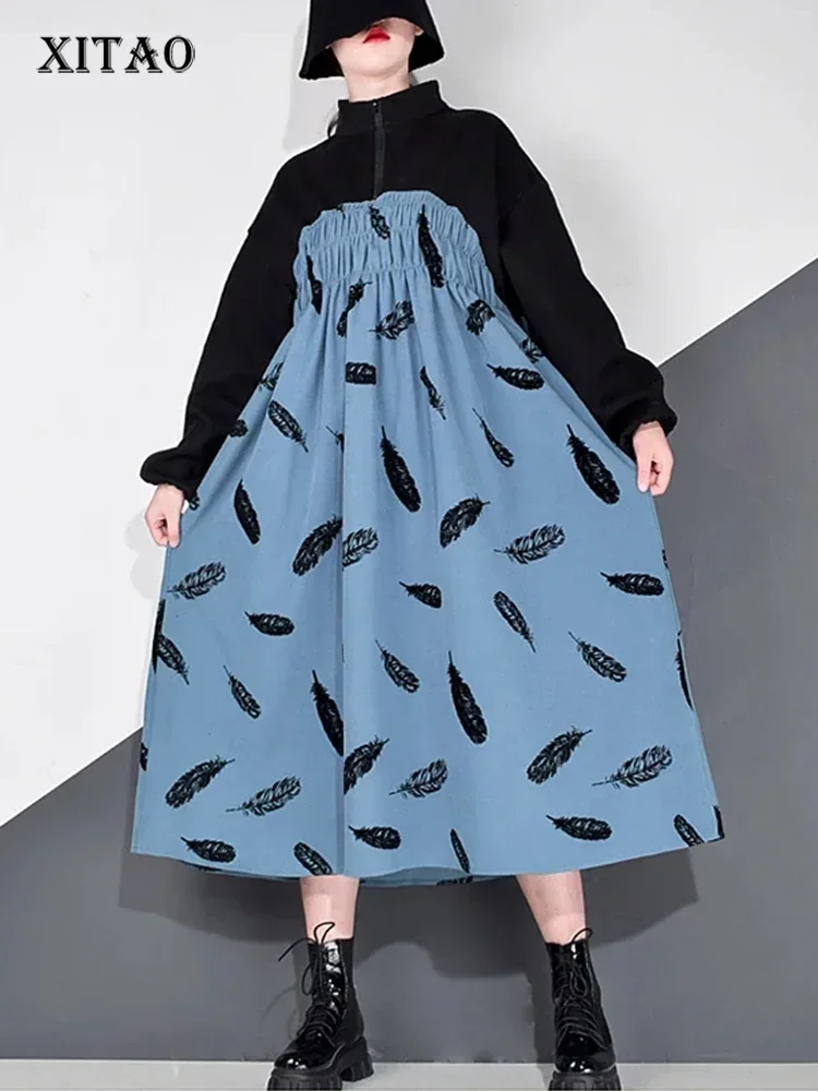 XITAO Print Pattern Dress Fashion New Women Pleated Full Sleeve Small Fresh Casual 2025 Autumn Plus Size Loose Dress DZL2368
XITAO Print Pattern Dress Fashion New Women Pleated Full Sleeve Small Fresh Casual 2025 Autumn Plus Size Loose Dress DZL2368