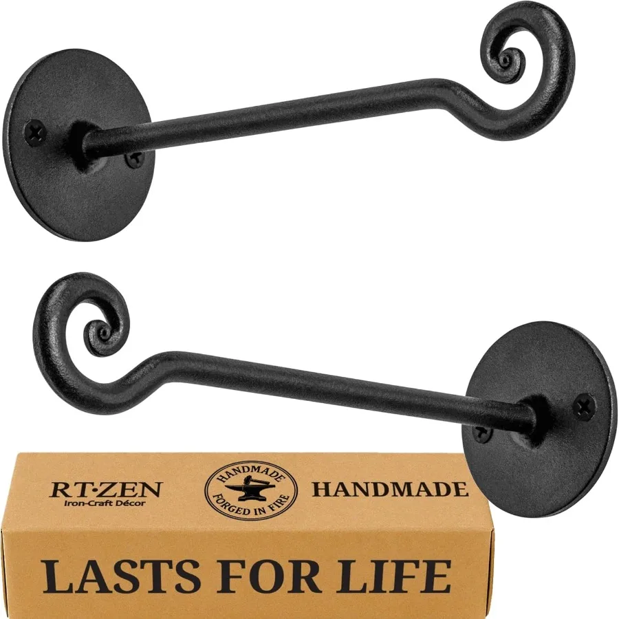 Plant Hangers Outdoor or Indoor Wrought Iron Metal Hanger Indoor Hook Heavy Duty Wall Bracket Hooks for Hanging Plants Baskets
Plant Hangers Outdoor or Indoor Wrought Iron Metal Hanger Indoor Hook Heavy Duty Wall Bracket Hooks for Hanging Plants Baskets