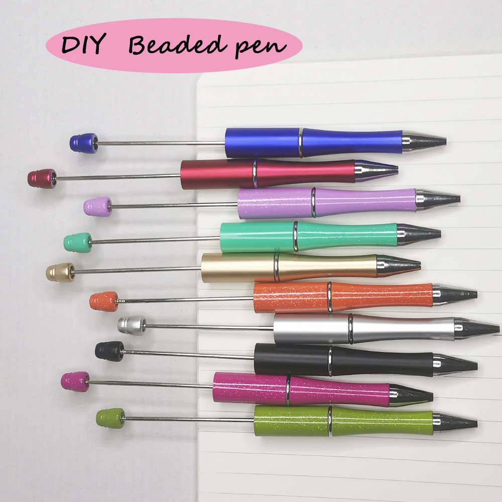 2pcs DIY Beaded Ballpoint Pen Beadable Pen Caneta Stationery Cute School Office Supplies Children's Student Stationery Gift Pen
2pcs DIY Beaded Ballpoint Pen Beadable Pen Caneta Stationery Cute School Office Supplies Children's Student Stationery Gift Pen