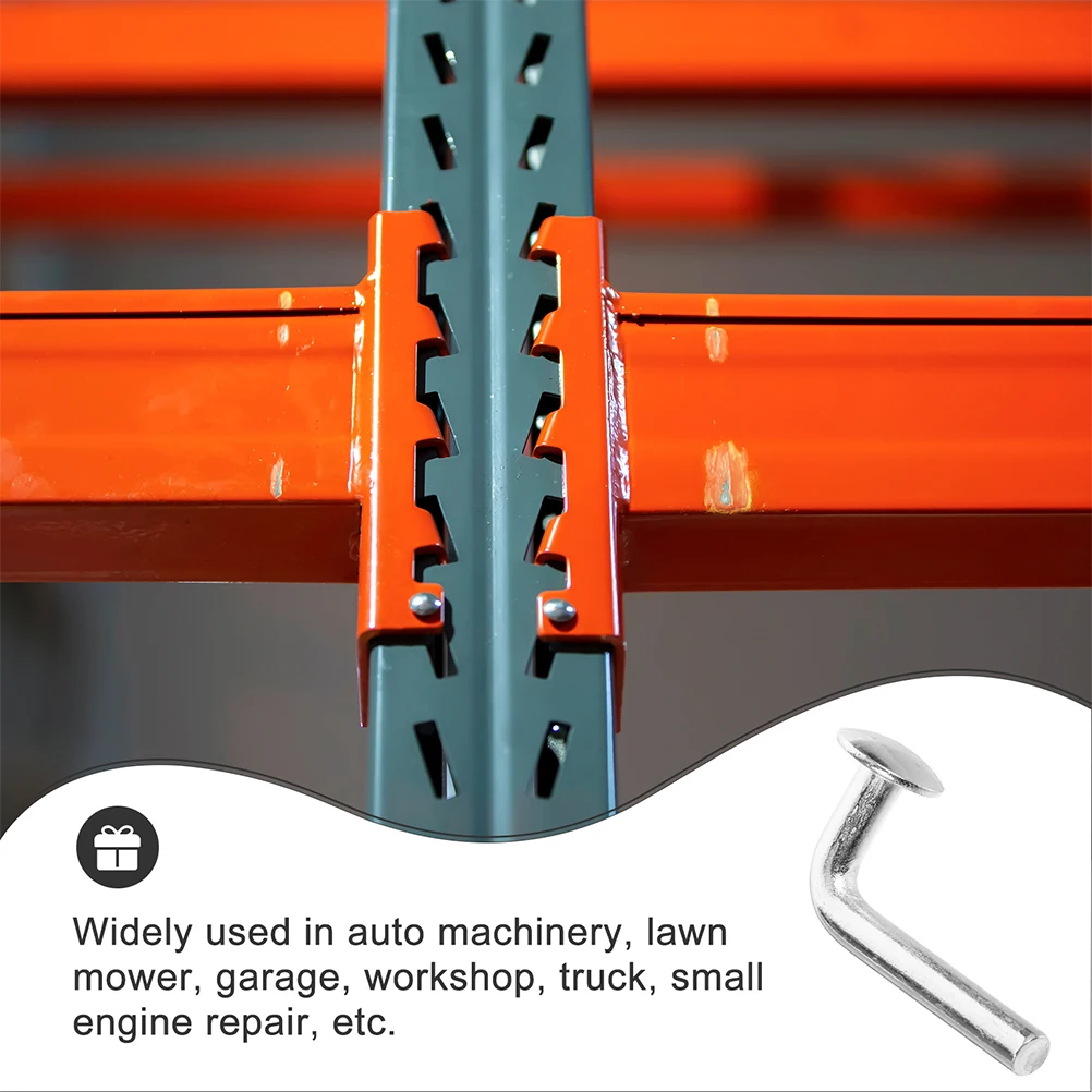 70pcs Galvanized L-Shaped Heavy Duty Safety Bolts Pallet Rack Clips Racking Accessories Drop Hooks Sturdy Iron Warehouse
70pcs Galvanized L-Shaped Heavy Duty Safety Bolts Pallet Rack Clips Racking Accessories Drop Hooks Sturdy Iron Warehouse