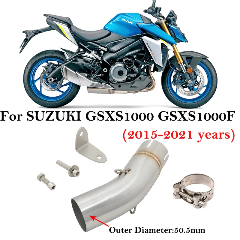 Системы выхлопных газов мотоцикла для SUZUKI GSX-S 1000 1000F GSXS1000 GSXS1000F 2015-2020, модификация средней звеньевой трубы, соединение 51 мм
Системы выхлопных газов мотоцикла для SUZUKI GSX-S 1000 1000F GSXS1000 GSXS1000F 2015-2020, модификация средней звеньевой трубы, соединение 51 мм