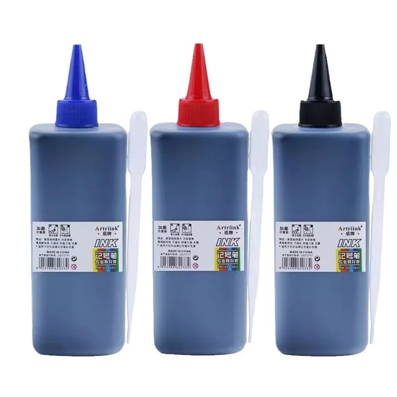 500ml Jumbo Marker Refill Ink – Black/Red/Blue, Oil-Based Waterproof, Large Capacity for Office School Factory Warehouse Marking
500ml Jumbo Marker Refill Ink – Black/Red/Blue, Oil-Based Waterproof, Large Capacity for Office School Factory Warehouse Marking