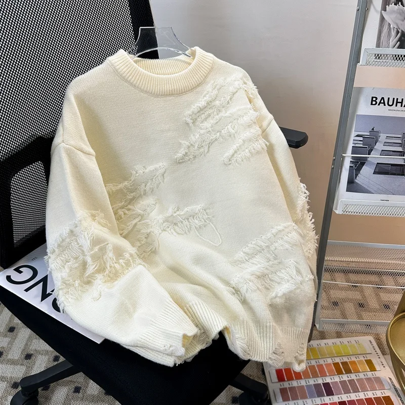 American Style Thickened round Neck Sweater Men's Style Couple's Warm Base Shirt Autumn Winter New Fashion Casual Knittedwear
American Style Thickened round Neck Sweater Men's Style Couple's Warm Base Shirt Autumn Winter New Fashion Casual Knittedwear