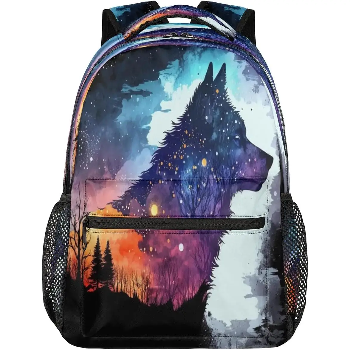 Backpack Colorful Galaxy Animal Wolf Waterproof Lightweight Travel Back Pack Adjustable Casual Rucksack For Men Women Daypack
Backpack Colorful Galaxy Animal Wolf Waterproof Lightweight Travel Back Pack Adjustable Casual Rucksack For Men Women Daypack