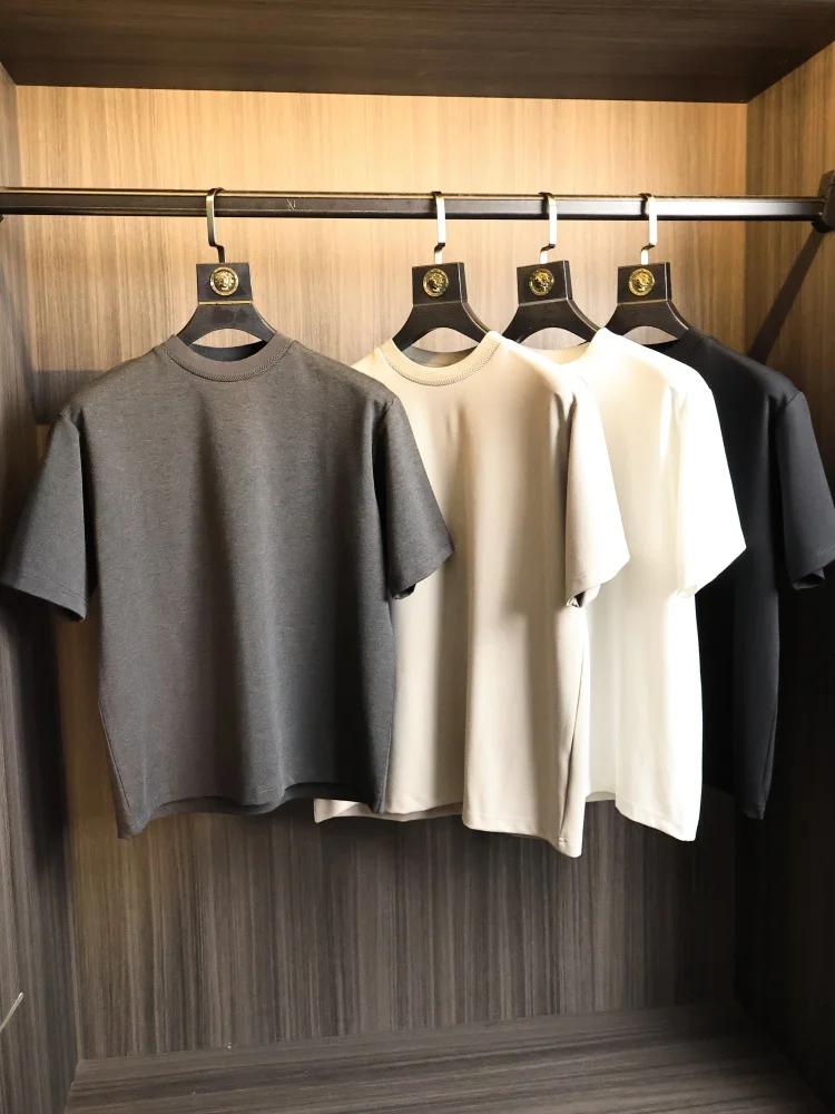 Soft Cotton Summer T-Shirt Men's Loose Fit round Neck Short Sleeve Breathable Comfortable OS Version Knitted Fashion Urban Style
Soft Cotton Summer T-Shirt Men's Loose Fit round Neck Short Sleeve Breathable Comfortable OS Version Knitted Fashion Urban Style