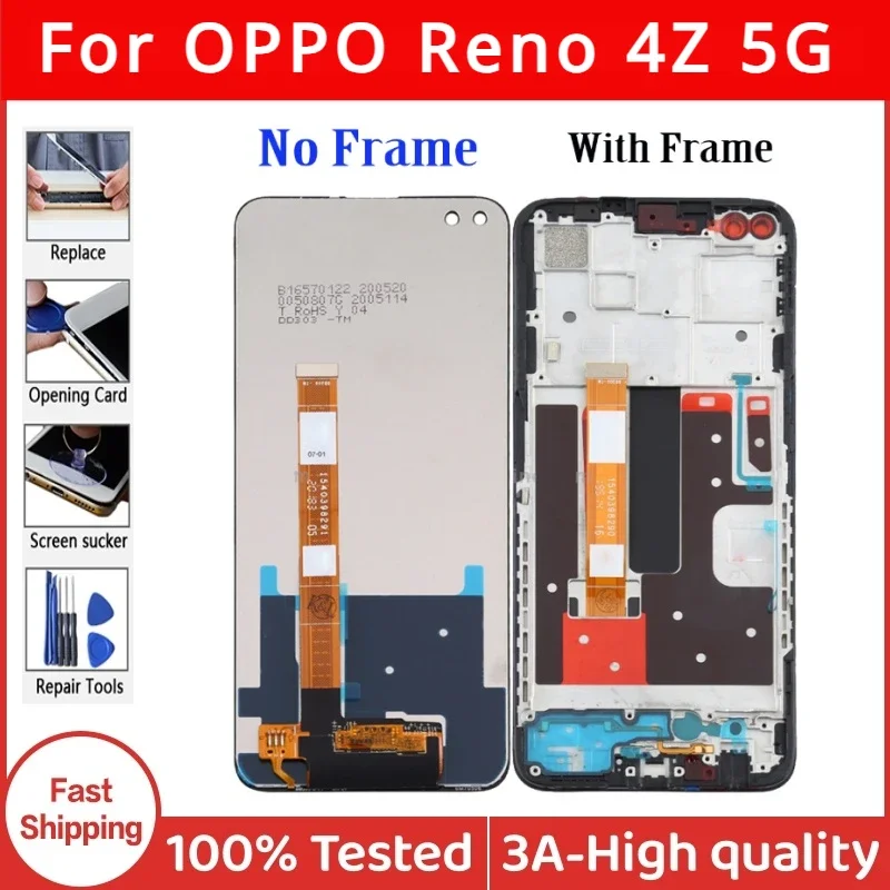 IPS 6,6 "для OPPO Reno 4Z 5G CPH2065 ЖК-экран сенсорный дигитайзер панель для OPPO Reno4 Z ЖК-экран
IPS 6,6 "для OPPO Reno 4Z 5G CPH2065 ЖК-экран сенсорный дигитайзер панель для OPPO Reno4 Z ЖК-экран