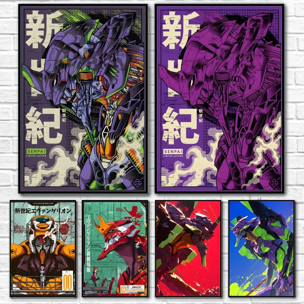 Cool E-Evan-Gelions E-EVA Anime Poster Sticky Wall Art Printing Waterproof Home Living Bed Room Bar Aesthetic Decor
Cool E-Evan-Gelions E-EVA Anime Poster Sticky Wall Art Printing Waterproof Home Living Bed Room Bar Aesthetic Decor