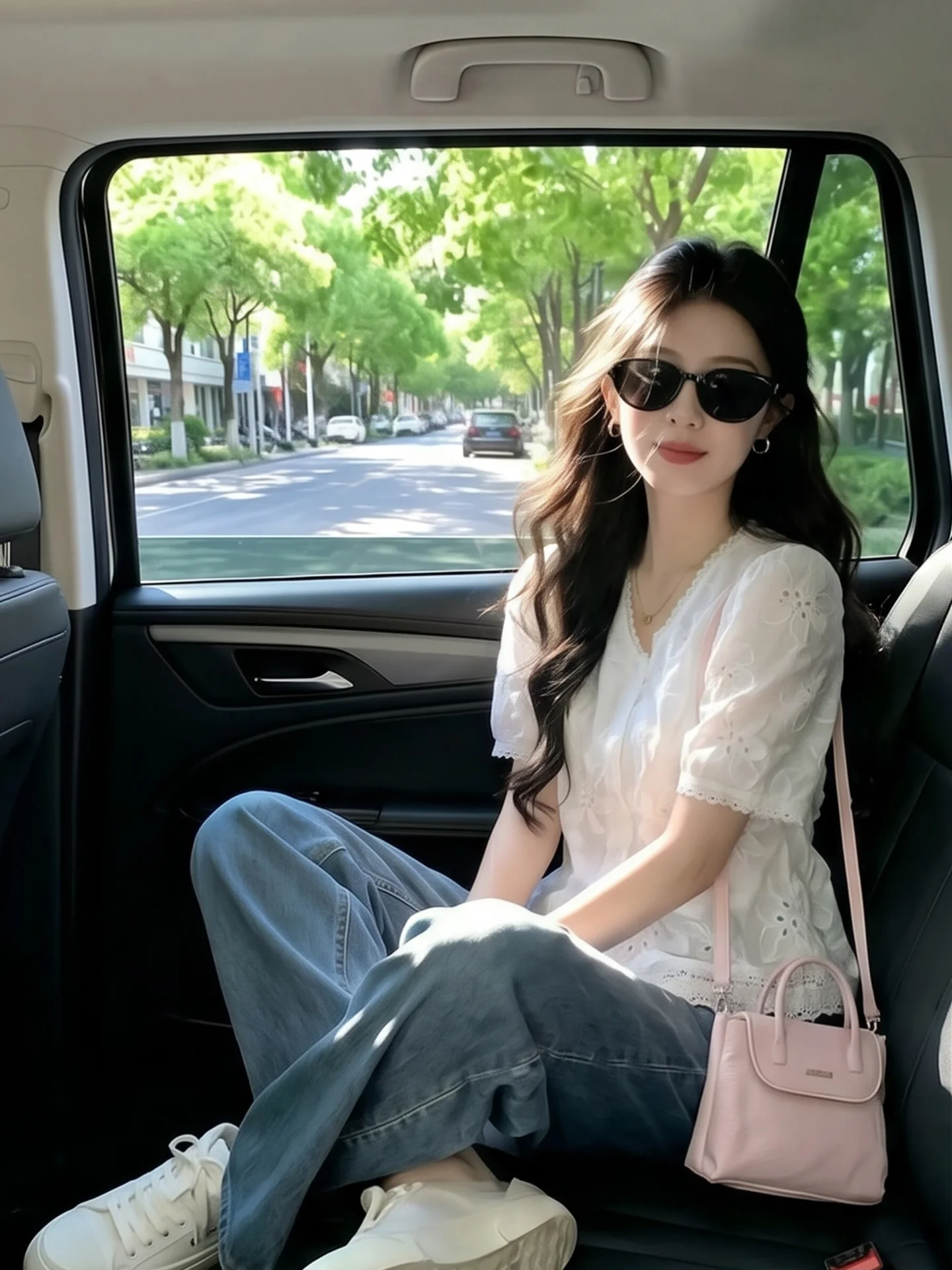 Fashionable Hooked Floral Embroidery Short Sleeve V-Neck Women's Shirt Summer New Style White Lace Splicing Button up Top
Fashionable Hooked Floral Embroidery Short Sleeve V-Neck Women's Shirt Summer New Style White Lace Splicing Button up Top