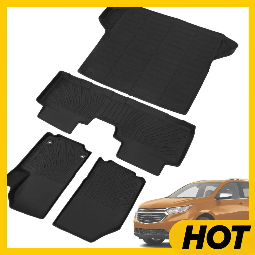 Floor Liners & Cargo Liner for Chevy Equi-nox 2018-2024 Automotive Floor Mats All Weather TPE Trunk Mat Trunk Liner Full Set
Floor Liners & Cargo Liner for Chevy Equi-nox 2018-2024 Automotive Floor Mats All Weather TPE Trunk Mat Trunk Liner Full Set