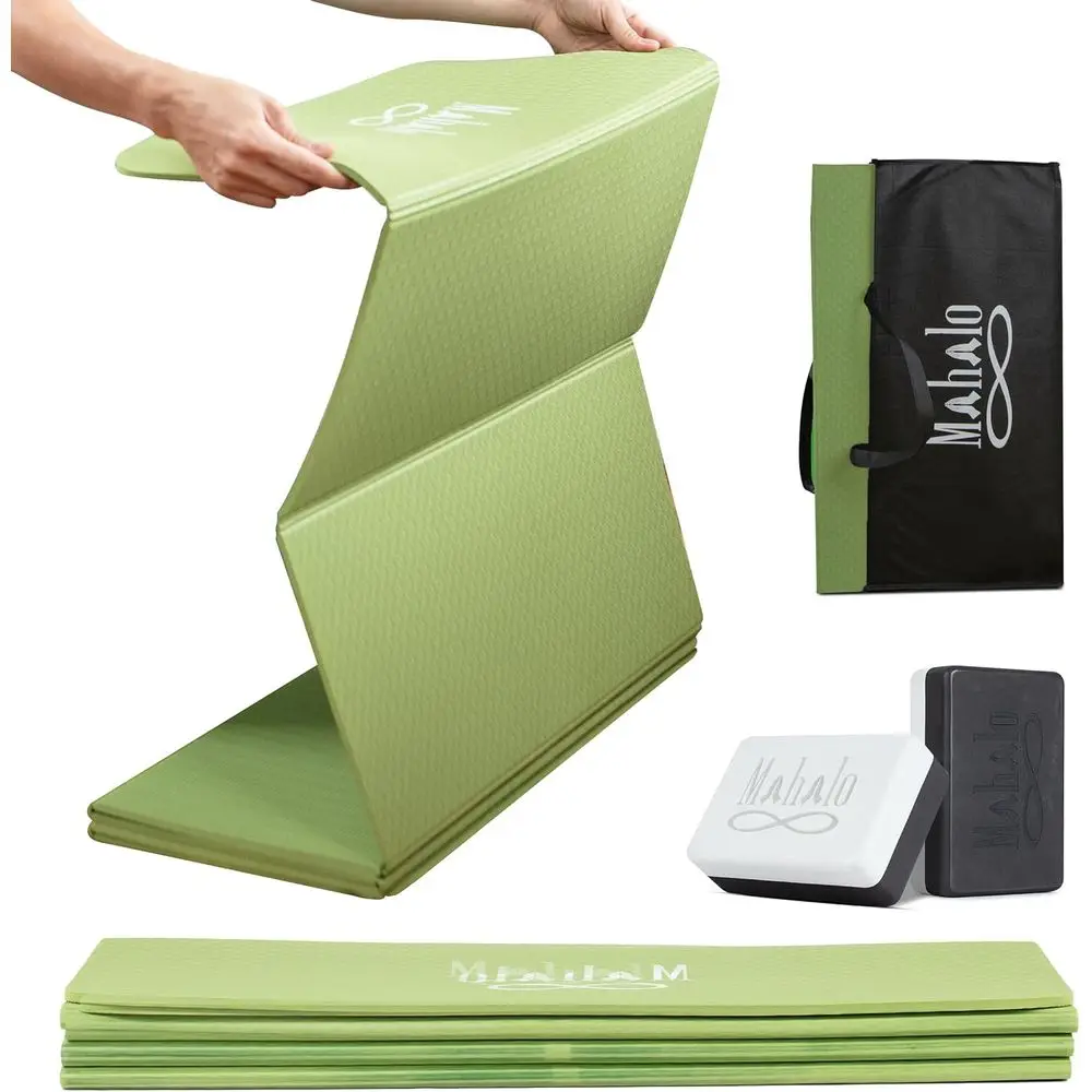 6mm Thick Portable Yoga Mat with Carry Bag for Anti-Slip Workouts and Floor Exercises
6mm Thick Portable Yoga Mat with Carry Bag for Anti-Slip Workouts and Floor Exercises