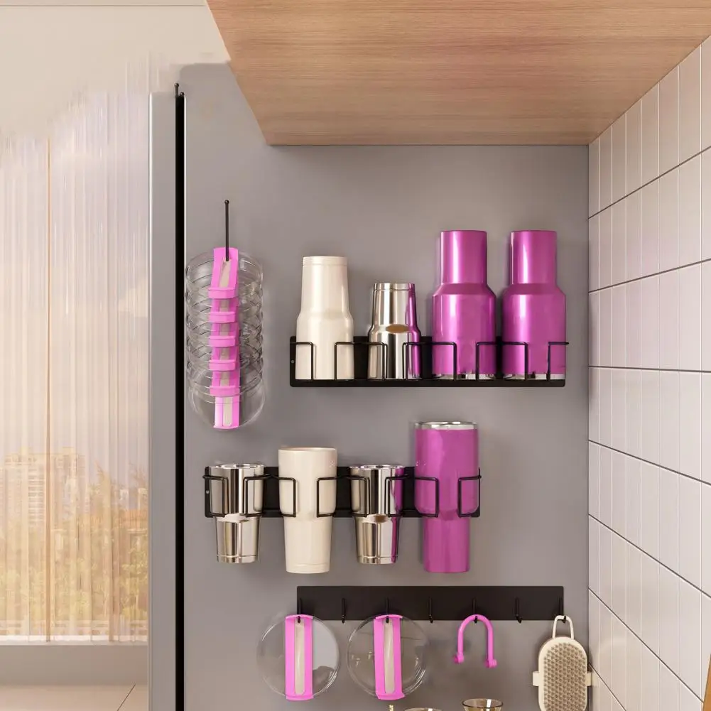 3Pcs Magnetic Cup Holder for Refrigerator - Rustproof Heavy Duty Bottle Organizer with Lid Storage, Space Saving Easy Install
3Pcs Magnetic Cup Holder for Refrigerator - Rustproof Heavy Duty Bottle Organizer with Lid Storage, Space Saving Easy Install