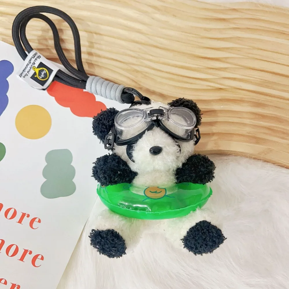 PVC Swimming Panda Keychain Cartoon Stuffed Goggles Animal Pendant Duck Printed Hanging Rope Plush Panda Key Ring Daily
PVC Swimming Panda Keychain Cartoon Stuffed Goggles Animal Pendant Duck Printed Hanging Rope Plush Panda Key Ring Daily