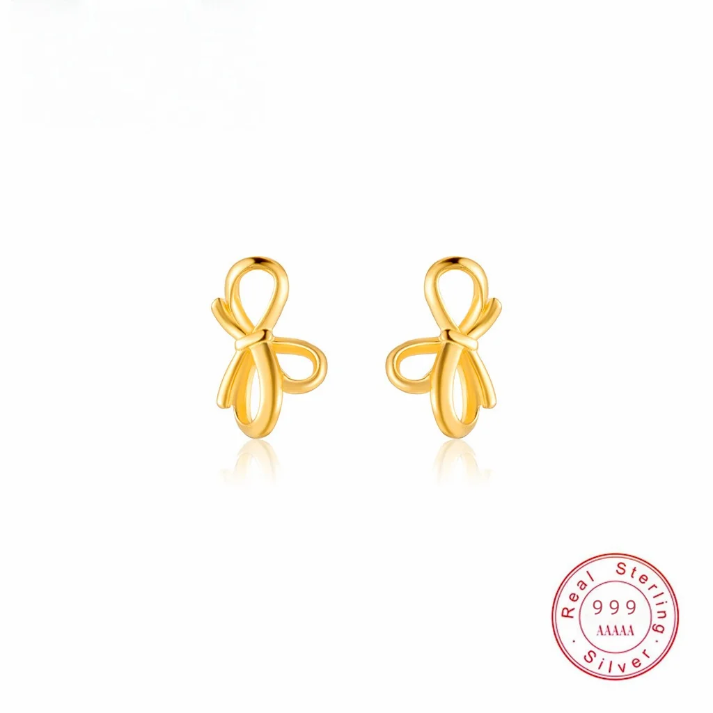 999 Sterling Silver Bow Hoop Earrings Bright Color Piercing Huggie Earrings for Women Girls Sweet Gift
999 Sterling Silver Bow Hoop Earrings Bright Color Piercing Huggie Earrings for Women Girls Sweet Gift