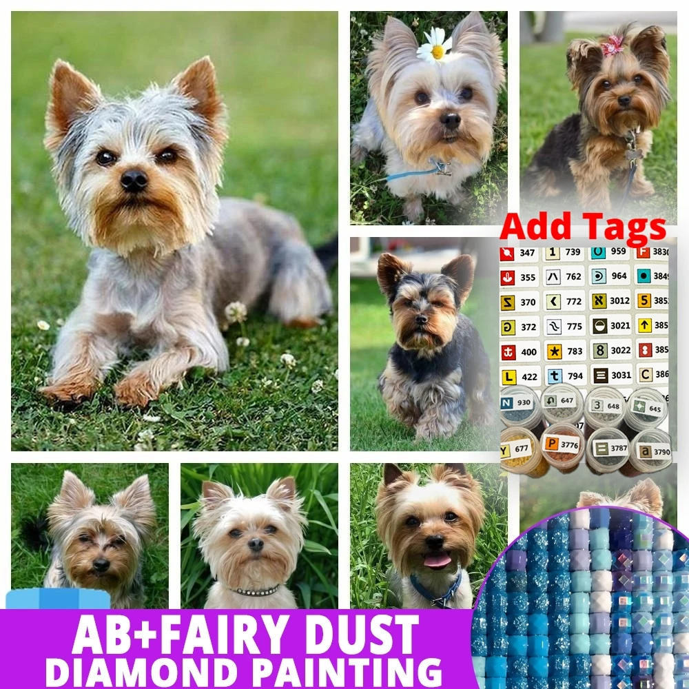Fairy Dust AB Comes with DMC stickers Embroidery Full Drill Animal 5D Diamond Painting Dog Mosaic Picture Of Rhinestones Home De
Fairy Dust AB Comes with DMC stickers Embroidery Full Drill Animal 5D Diamond Painting Dog Mosaic Picture Of Rhinestones Home De
