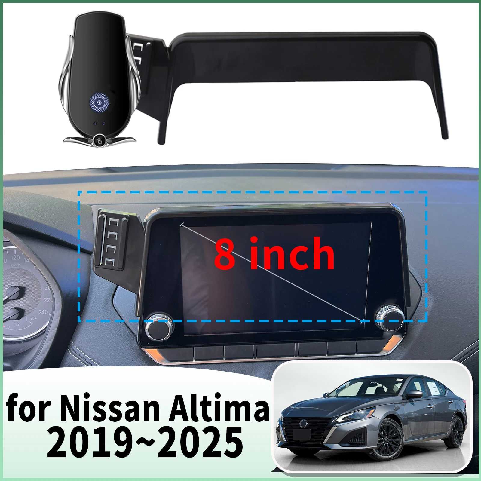 fit for Nissan Altima L34 2019 2020 2021~2025 8inch Specific Dashboard Navigation Phone Holder Mount Design Car accessoires
fit for Nissan Altima L34 2019 2020 2021~2025 8inch Specific Dashboard Navigation Phone Holder Mount Design Car accessoires