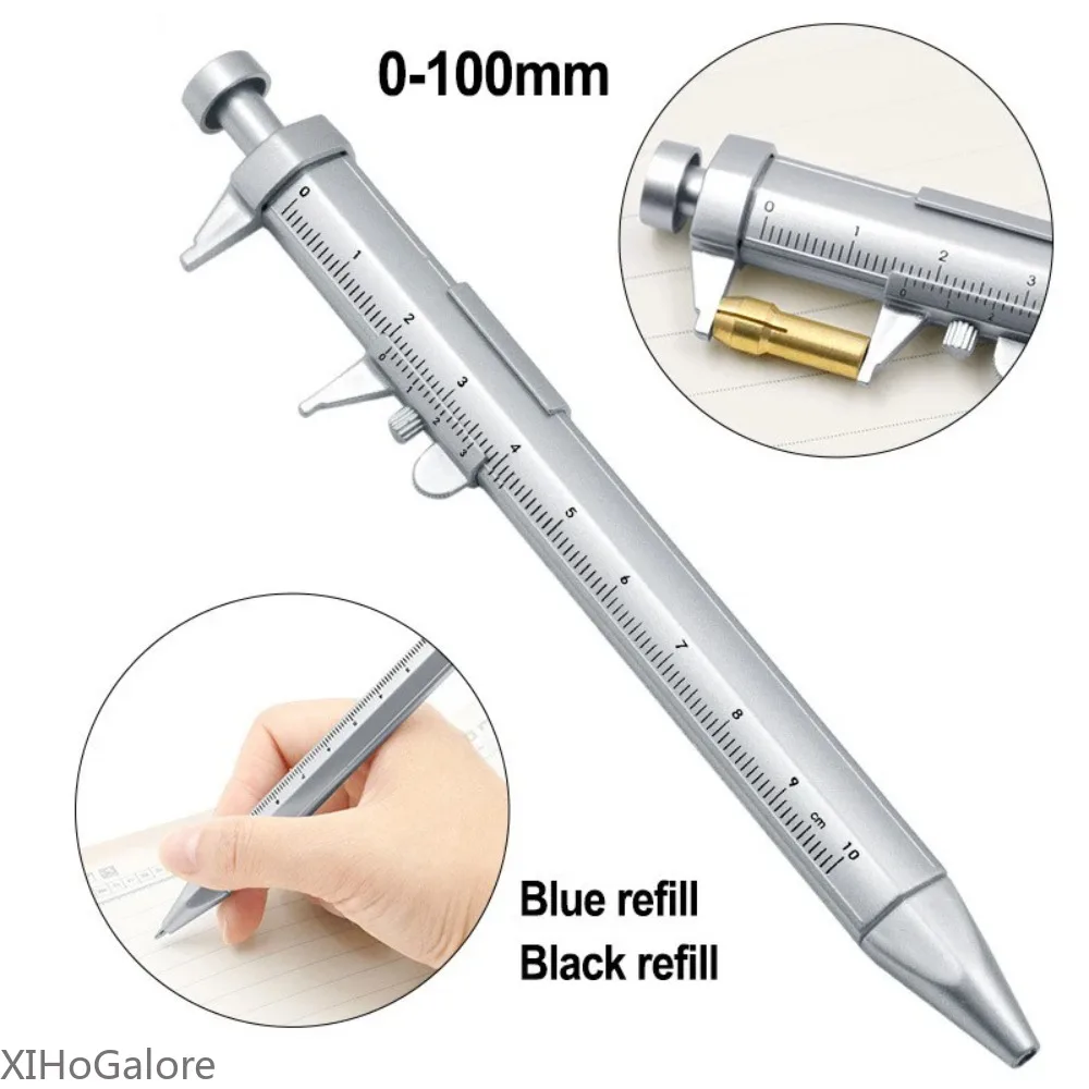 Multi Function Precision Caliper Pen 0.5mm Ballpoint Writing Tool With Built In Vernier Scale For Engineer Office Stationery
Multi Function Precision Caliper Pen 0.5mm Ballpoint Writing Tool With Built In Vernier Scale For Engineer Office Stationery