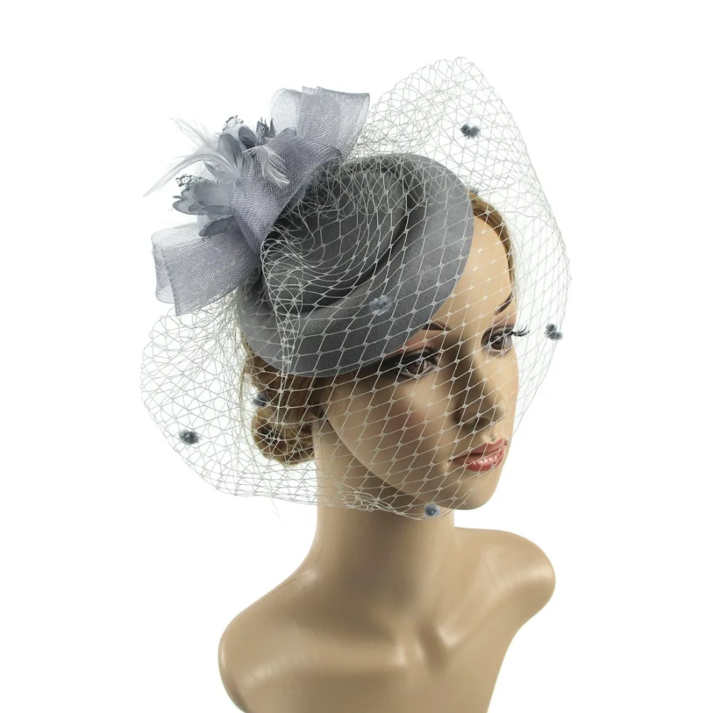 Bride Headdress Mesh Fascinator Hat Sinamay Feathers Hair Clip Feathers Fascinator Hat Exquisite Flower Mesh
Bride Headdress Mesh Fascinator Hat Sinamay Feathers Hair Clip Feathers Fascinator Hat Exquisite Flower Mesh