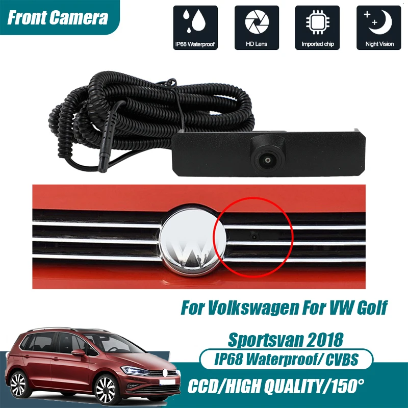 Car Front View Parking CCD Night Vision LOGO Camera Wide Angle 150° Waterproof For Volkswagen For VW Golf Sportsvan 2018 CVBS HD
Car Front View Parking CCD Night Vision LOGO Camera Wide Angle 150° Waterproof For Volkswagen For VW Golf Sportsvan 2018 CVBS HD