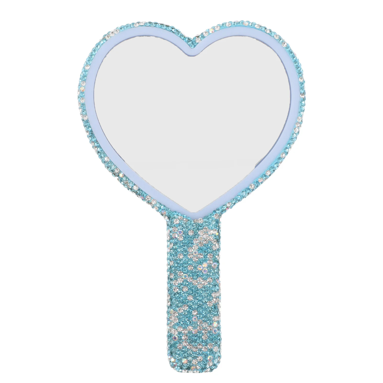 Portable Heart Shaped Hand Mirror Lightweight Compact Makeup Mirror Durable Plastic Travel Vanity Hand Mirrors
Portable Heart Shaped Hand Mirror Lightweight Compact Makeup Mirror Durable Plastic Travel Vanity Hand Mirrors