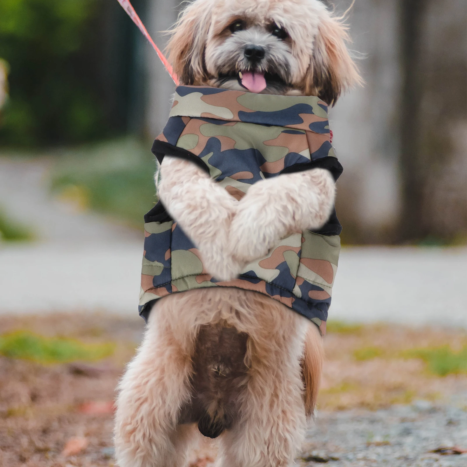 Pet Jacket Vest Cotton Padded Dog Coat Camouflage Pattern S Size Autumn Winter Clothing Puppy Fashion Cool Home Outdoor Dog
Pet Jacket Vest Cotton Padded Dog Coat Camouflage Pattern S Size Autumn Winter Clothing Puppy Fashion Cool Home Outdoor Dog