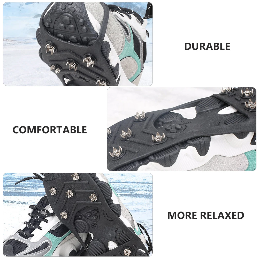 1Pair Unisex Anti-Fall Snow Claws Shoe Covers Durable Flexible Winter Outdoor Snow Grippers Ice Surface Shoe Covers 
1Pair Unisex Anti-Fall Snow Claws Shoe Covers Durable Flexible Winter Outdoor Snow Grippers Ice Surface Shoe Covers