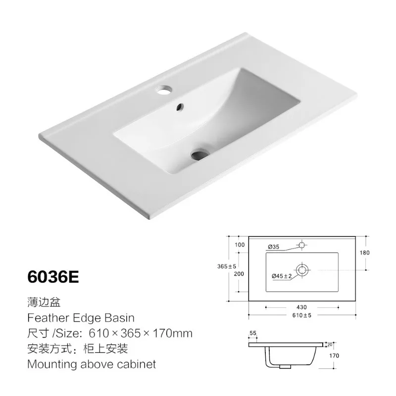 Customized 36 wide ceramic thin edge basin semi-embedded in Taichung basin, bathroom, face wash basin, wash basin, factory direc
Customized 36 wide ceramic thin edge basin semi-embedded in Taichung basin, bathroom, face wash basin, wash basin, factory direc
