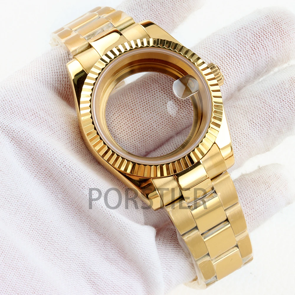 36mm/39mm NH35 Case Sapphire Glass for Seiko NH35 NH36 Movement Datejust Solid 316L Stainless Steel Oyster Polished Bracelet
36mm/39mm NH35 Case Sapphire Glass for Seiko NH35 NH36 Movement Datejust Solid 316L Stainless Steel Oyster Polished Bracelet