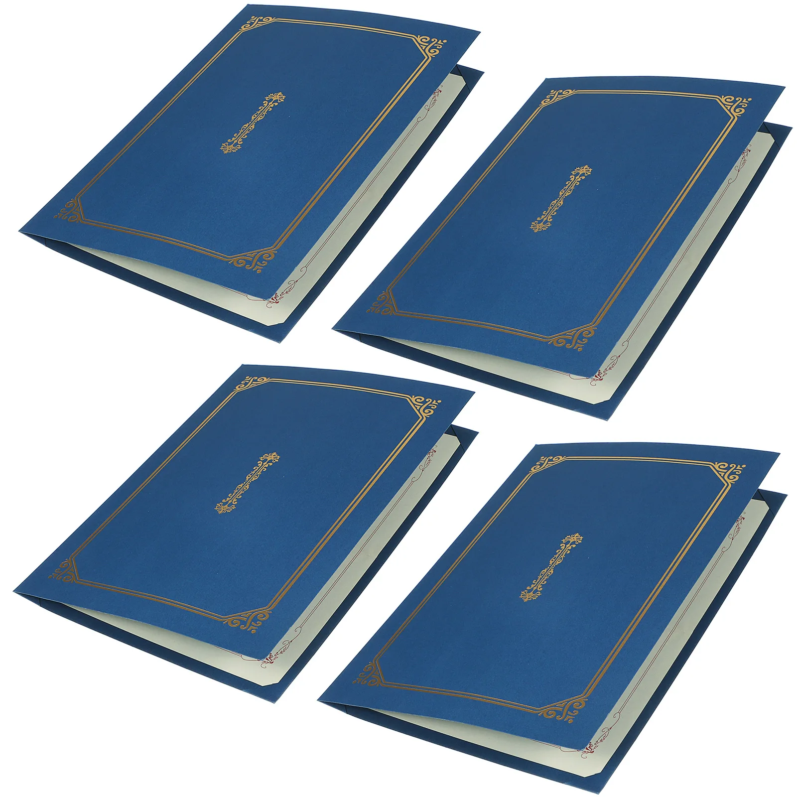 4Pcs Certificate Paper Holder Elegant Gold Foil Border Navy Blue for A4 Award Diplomas Document Covers Office School Use
4Pcs Certificate Paper Holder Elegant Gold Foil Border Navy Blue for A4 Award Diplomas Document Covers Office School Use