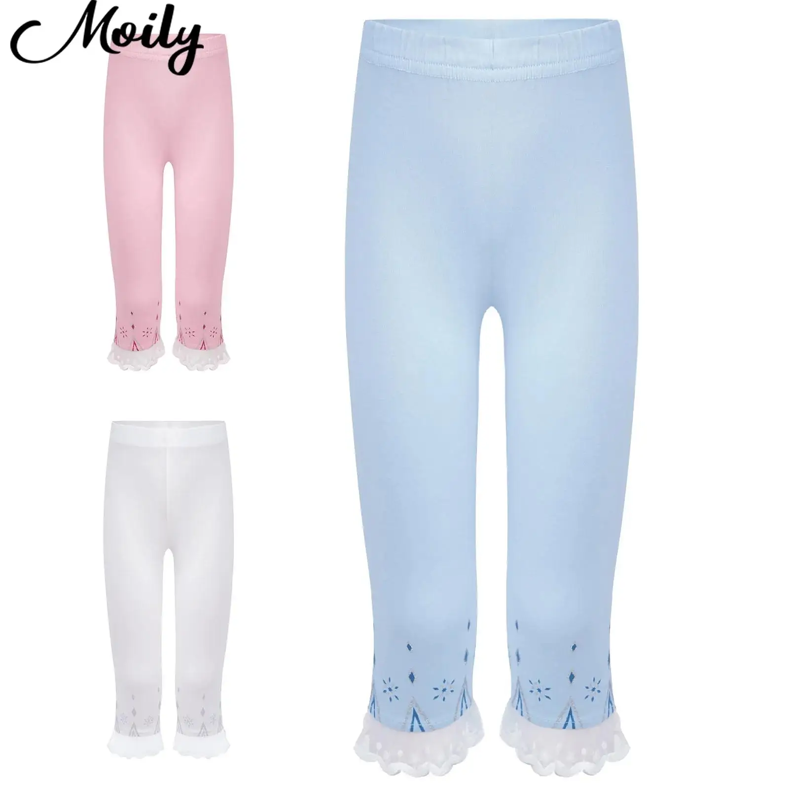 New Girls Stylish Cute Lace Trim Printed Cropped Leggings for Kids Wedding Birthday Party Vacation Picnic Park Costume Clothes
New Girls Stylish Cute Lace Trim Printed Cropped Leggings for Kids Wedding Birthday Party Vacation Picnic Park Costume Clothes